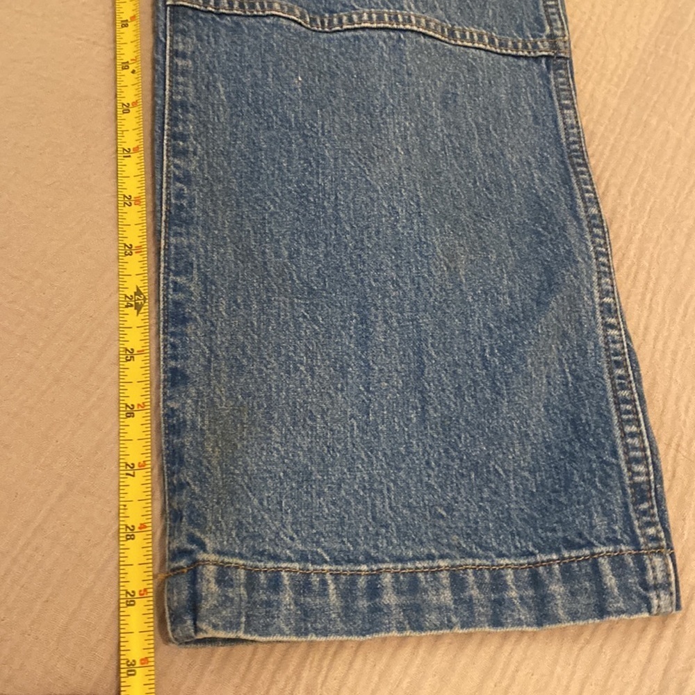 Madewell 90’ straight utility Blue Denim Straight-Leg Jeans size 32 - Picture 12 of 13